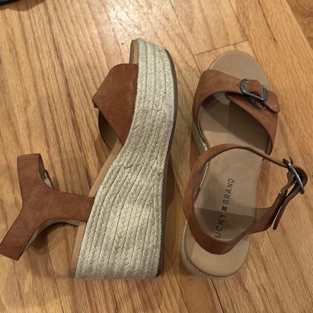 Lucky brand platform sandals
